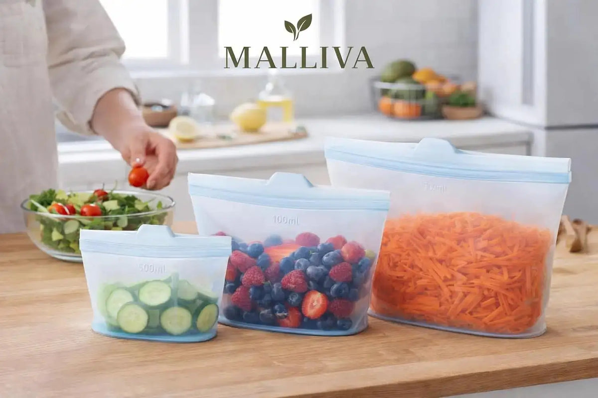 Silicone Food Storage Bags | 3 Pack | PriceLows™