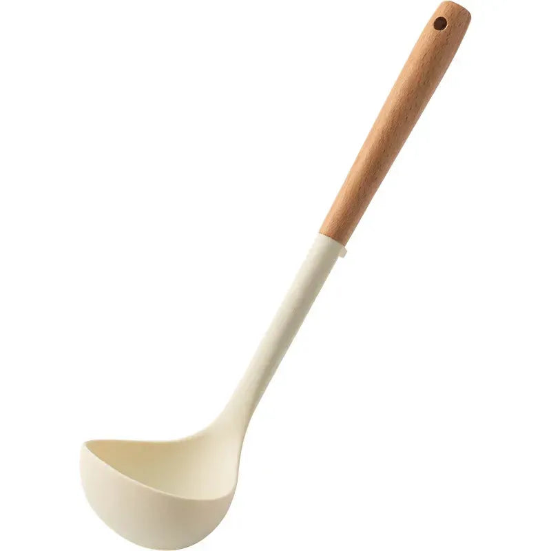Silicone Spatula Set | Wooden Handle | PriceLows™
