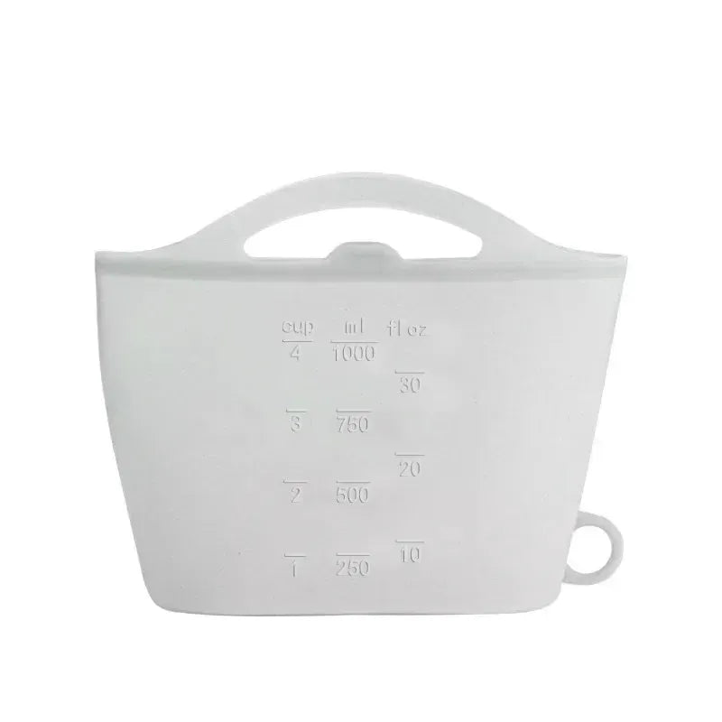 Silicone Zipper Bag | Capacity 1000/1200ml | Silicone | 1000ml, 1200ml