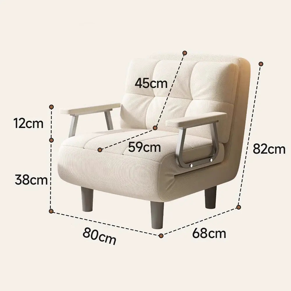 Single Folding Sofa Bed | Metal Frame | PriceLows™