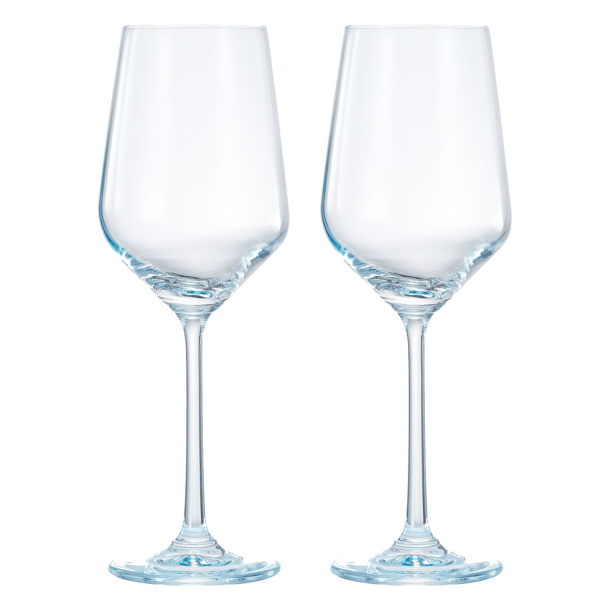 Monet Stemmed Wine Glassware, Blue | 12 oz | Set of 2 | Entertaining