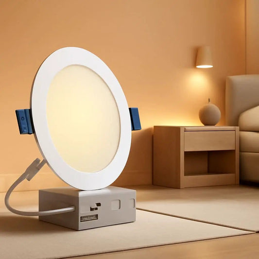 Six Inch Recessed LED Downlight 5CCT Dimmable from PriceLows™