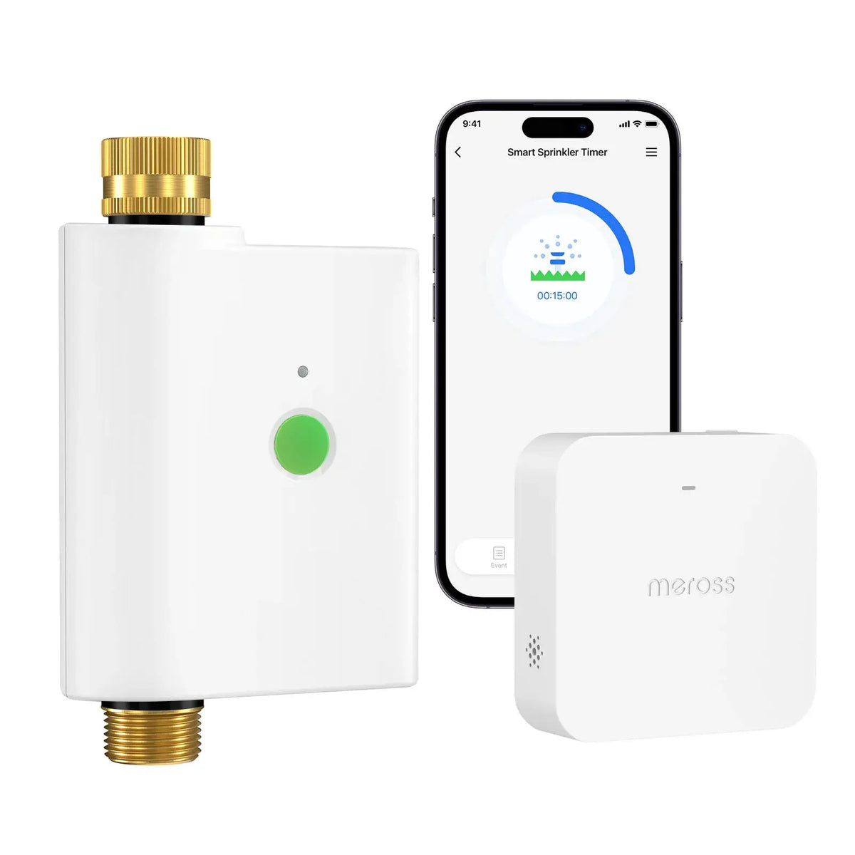 Meross Smart Sprinkler Timer Wifi Hose Faucet Timer with Brass with Tracking & Alerts Function from PriceLows™
