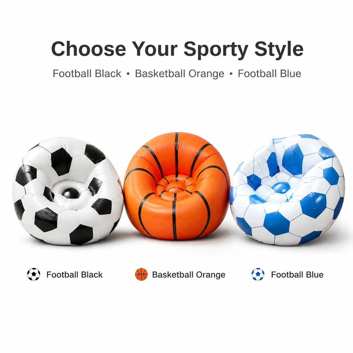 Soccer Inflatable Sofa | Fast Inflation | PriceLows™