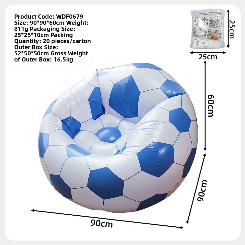 Soccer Inflatable Sofa | Fast Inflation | PriceLows™
