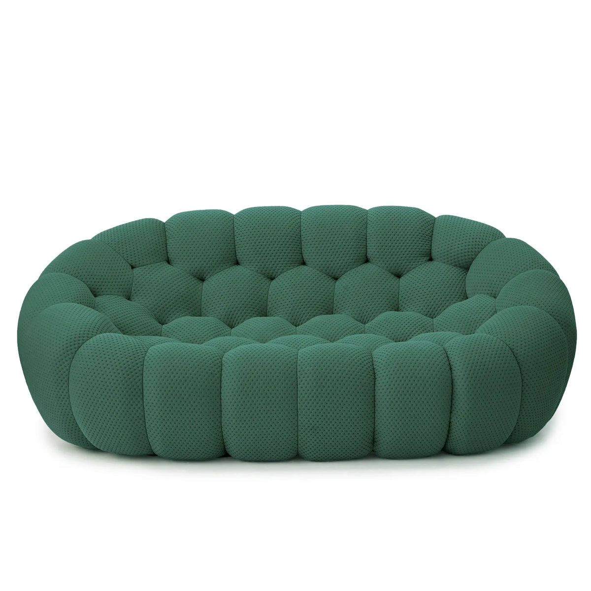 Sofa | 78 Inch Curved | 3D Knitted Fabric | Living Room Floor Sofa from PriceLows™