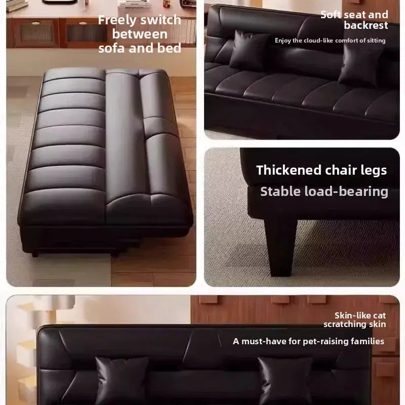Stable Sofa living room small apartment bedroom folding sofa bed dual-purpose simple modern new small sofasturdy and durable from PriceLows™