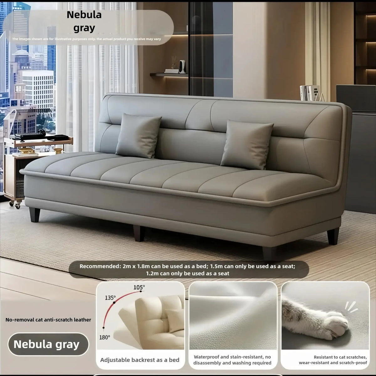 Stable Sofa living room small apartment bedroom folding sofa bed dual-purpose simple modern new small sofasturdy and durable from PriceLows™