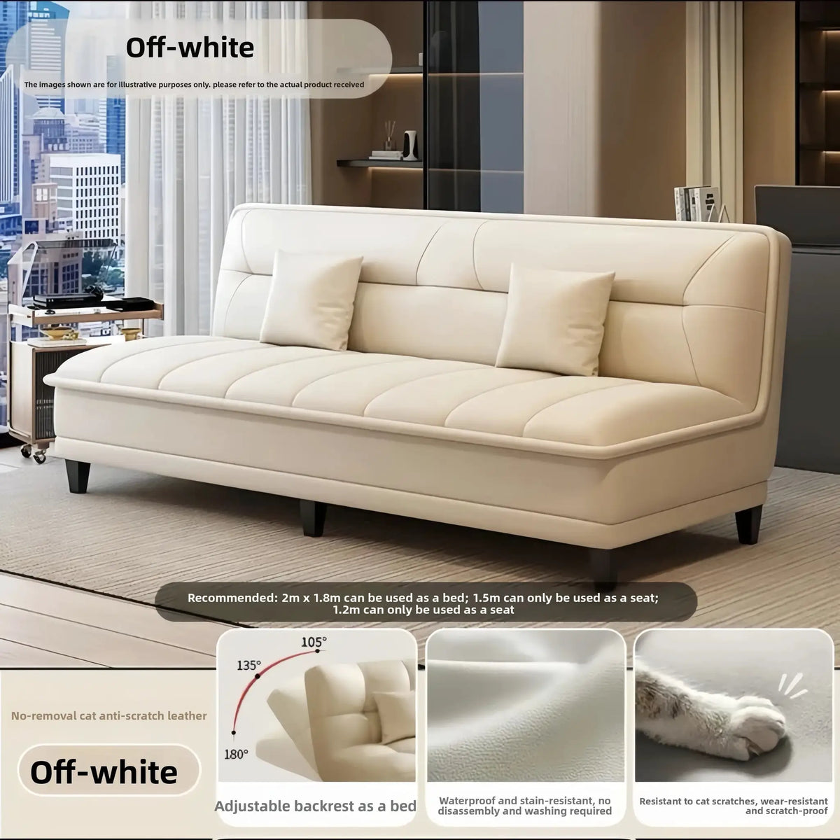 Stable Sofa living room small apartment bedroom folding sofa bed dual-purpose simple modern new small sofasturdy and durable from PriceLows™
