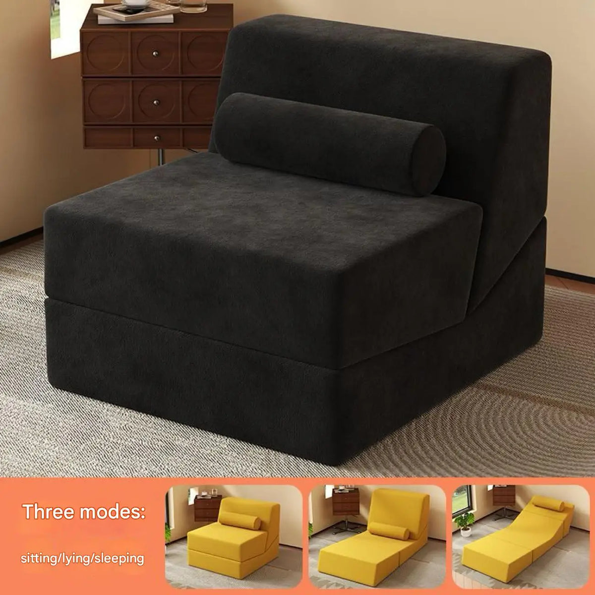 Sofa Bed | Multi Functional Lounger | Small Space Friendly | Single Person from PriceLows™