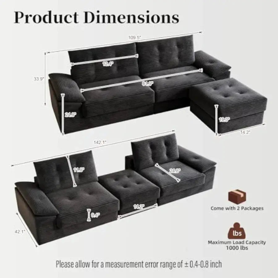 Sofa Bed | Width Up To 2000mm | Plastic Frame Durable Finish from PriceLows™