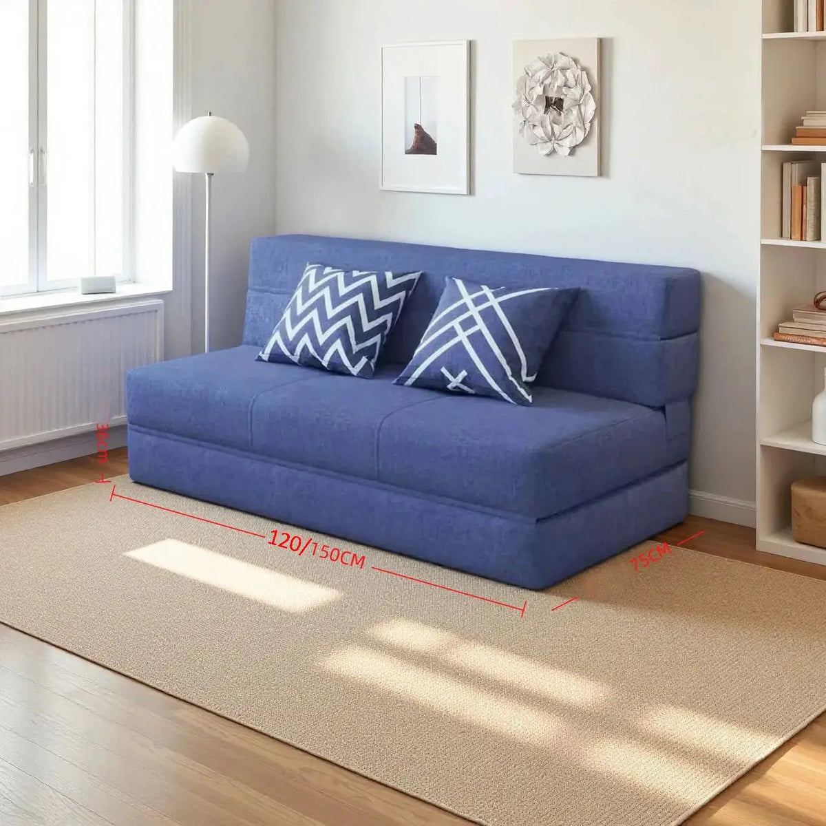 Sofa | Sponge Filling | Hemp Fabric | Single, Double, Triple from PriceLows™