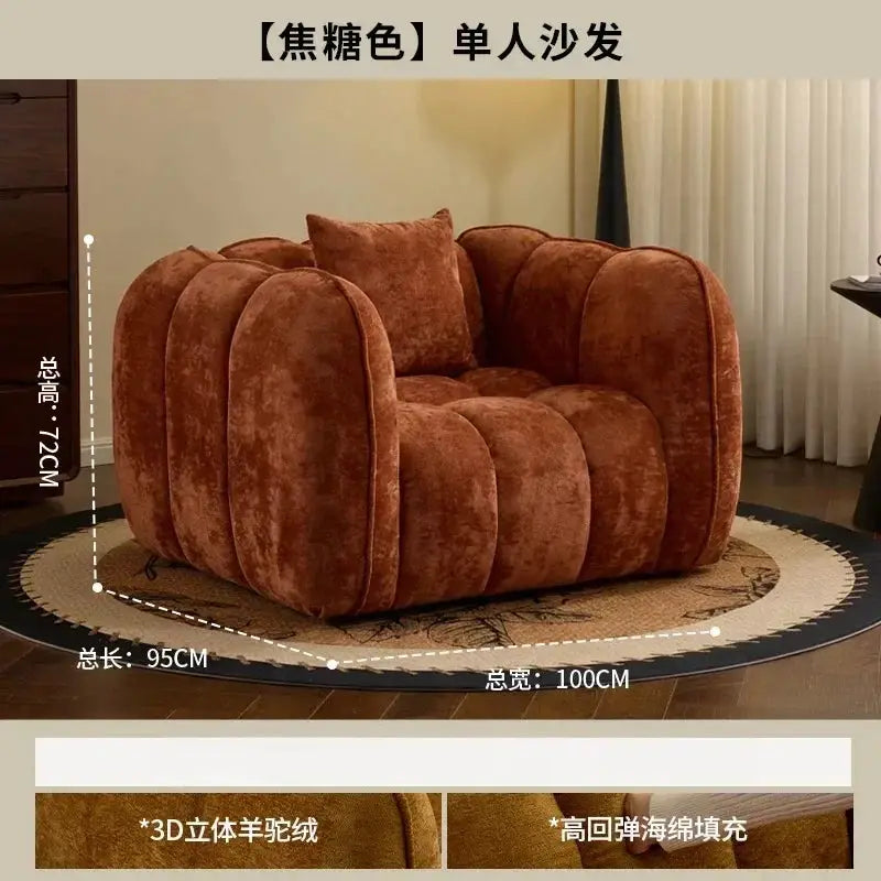Sofa | Velvet Fabric | L Shaped Sectional | Single Double Triple from PriceLows™