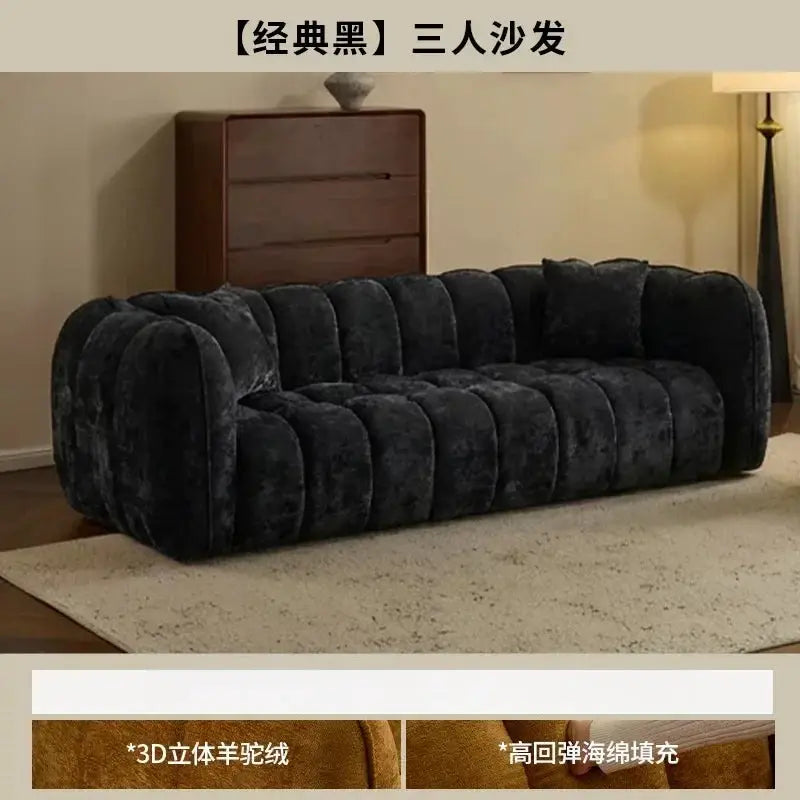 Sofa | Velvet Fabric | L Shaped Sectional | Single Double Triple from PriceLows™