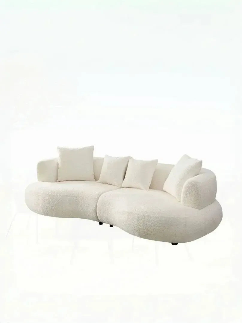 Sofa | Wooden Frame Minimalist Design | Nordic Retro Style | Single from PriceLows™