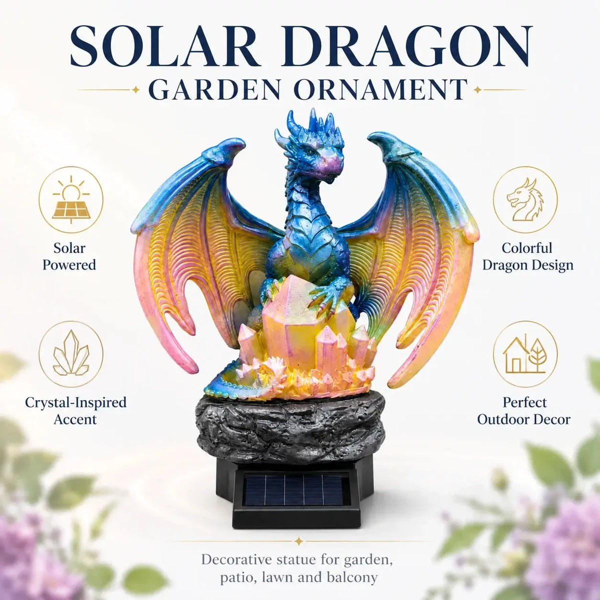 Solar Garden Light | Waterproof Dragon | PriceLows™