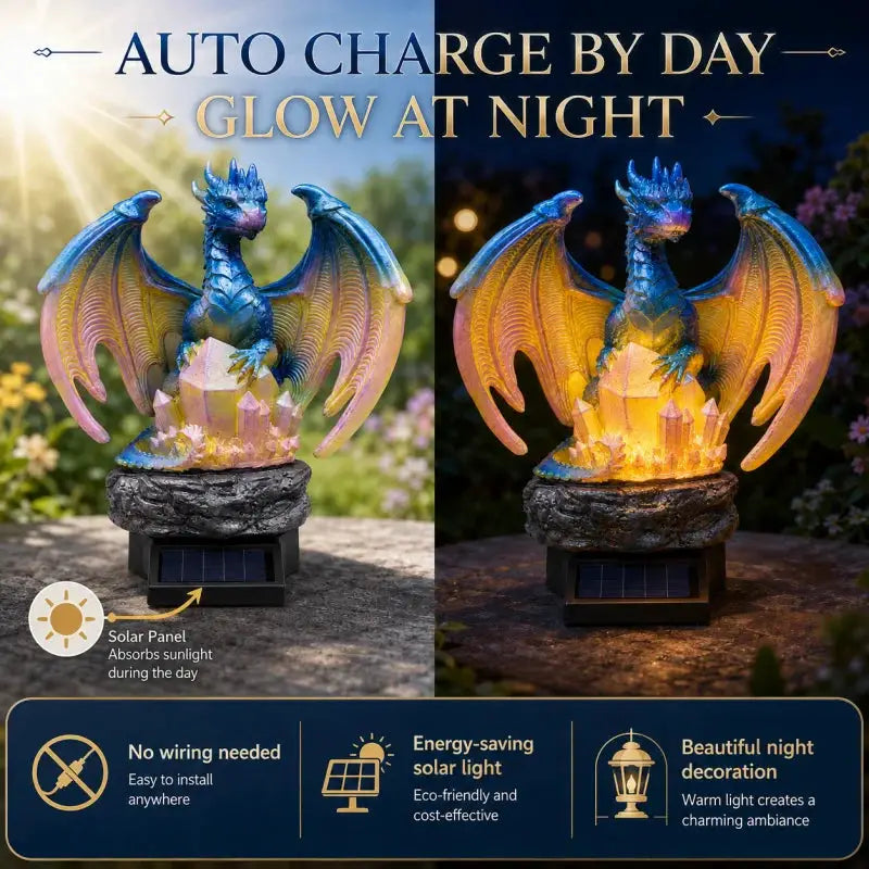Solar Garden Light | Waterproof Dragon | PriceLows™