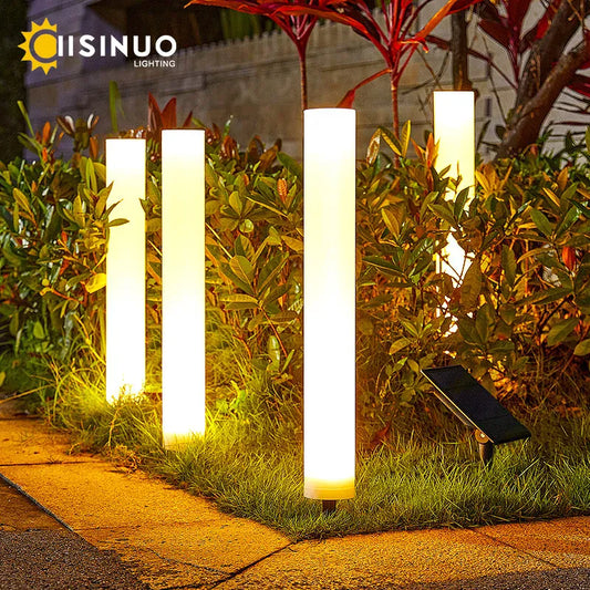 Solar-Powered Outdoor Garden Lights for Garden Villa Pathway Waterproof Landscape Lighting Ground Spike Auto On/Off Dusk to Dawn from PriceLows™