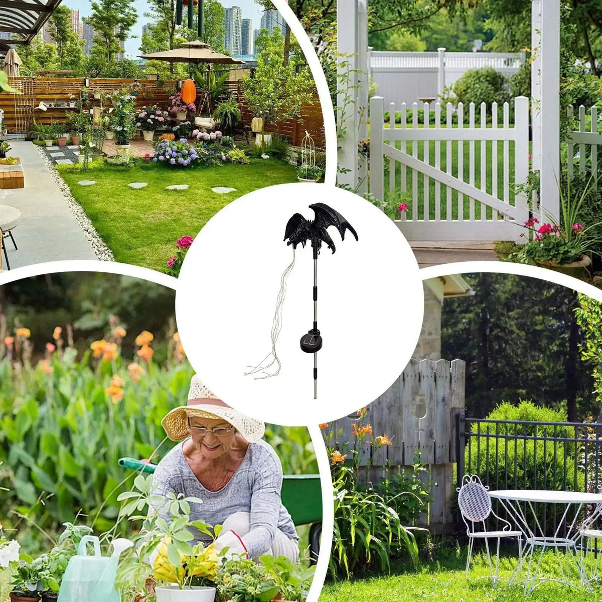 Solar Garden Lights | Waterproof Dragon Resin | PriceLows™