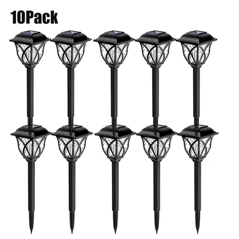 1-10Pack Solar Yard Lights Bright Lawn Lights Outdoor Waterproof Led Solar Pathway Lights Landscape Path Lights from PriceLows™