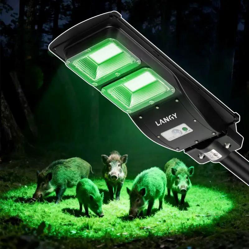 Solar Hunting Light | 120 Green LEDs | 10000 Lumens Output