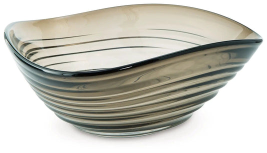 Solariston Bowl Plate & Bowl | 12.25 x 12.25 x 5.75 in | Home Furniture | Gray / Brown