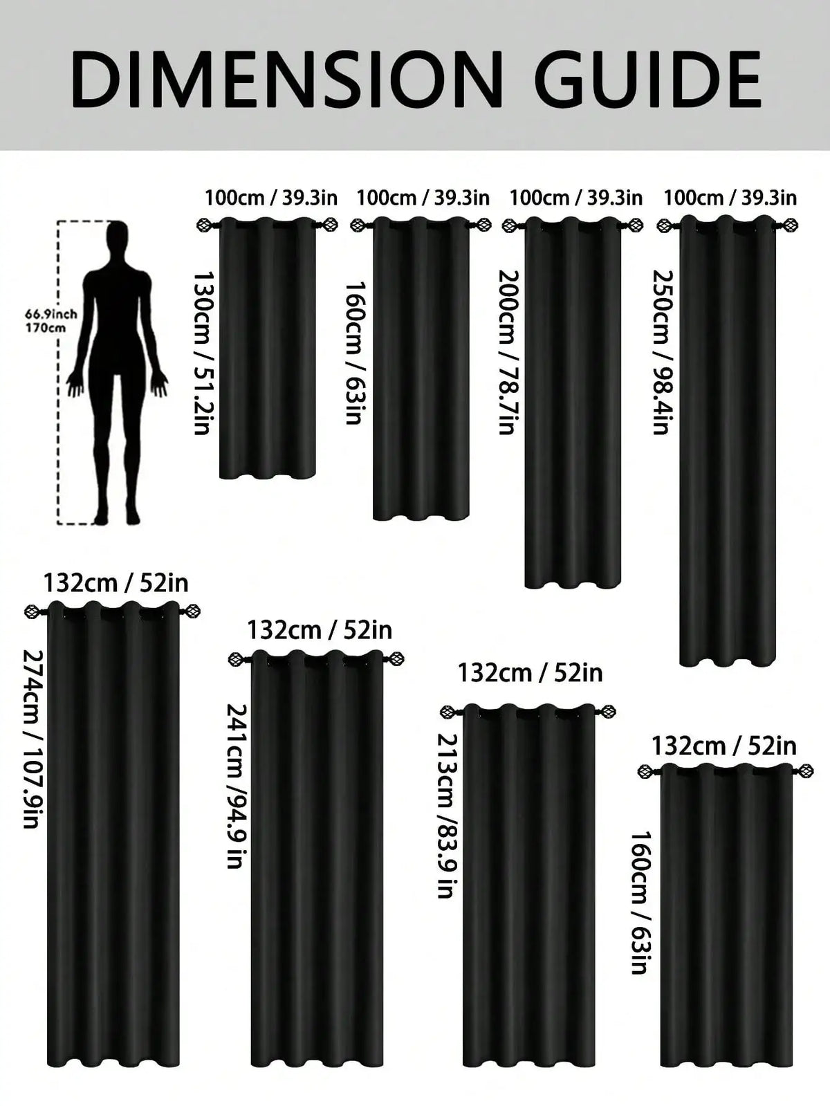 Solid Blackout Curtains | Grommet Top | PriceLows™