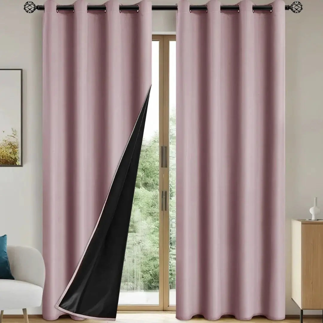 Solid Blackout Curtains | Grommet Top | PriceLows™