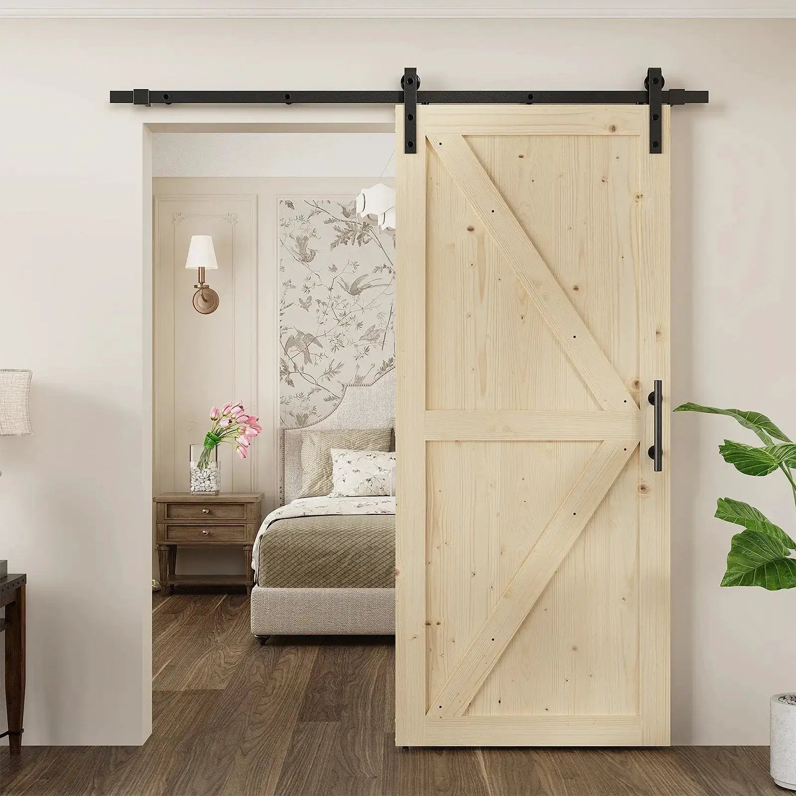 Solid Pine Barn Doors with Track Kit from PriceLows™