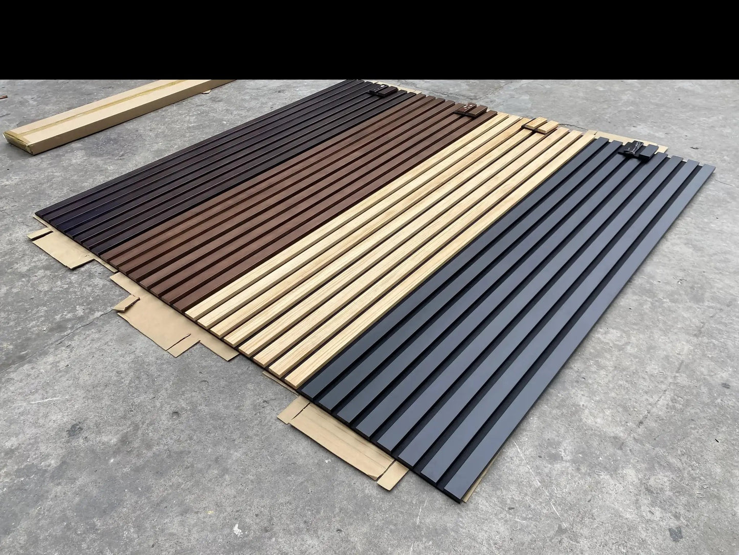 Solid Wood Acoustic Slat Wall Panels (Broad Strip) from PriceLows™