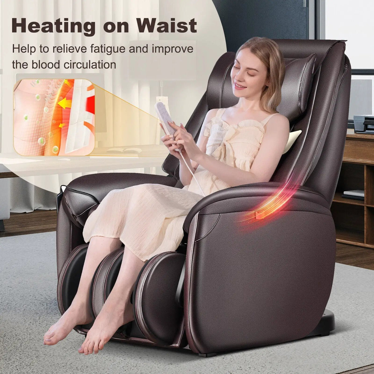 Massage Chair | Soothe 26 | Zero Gravity | Ergonomic SL Track | With Pillow