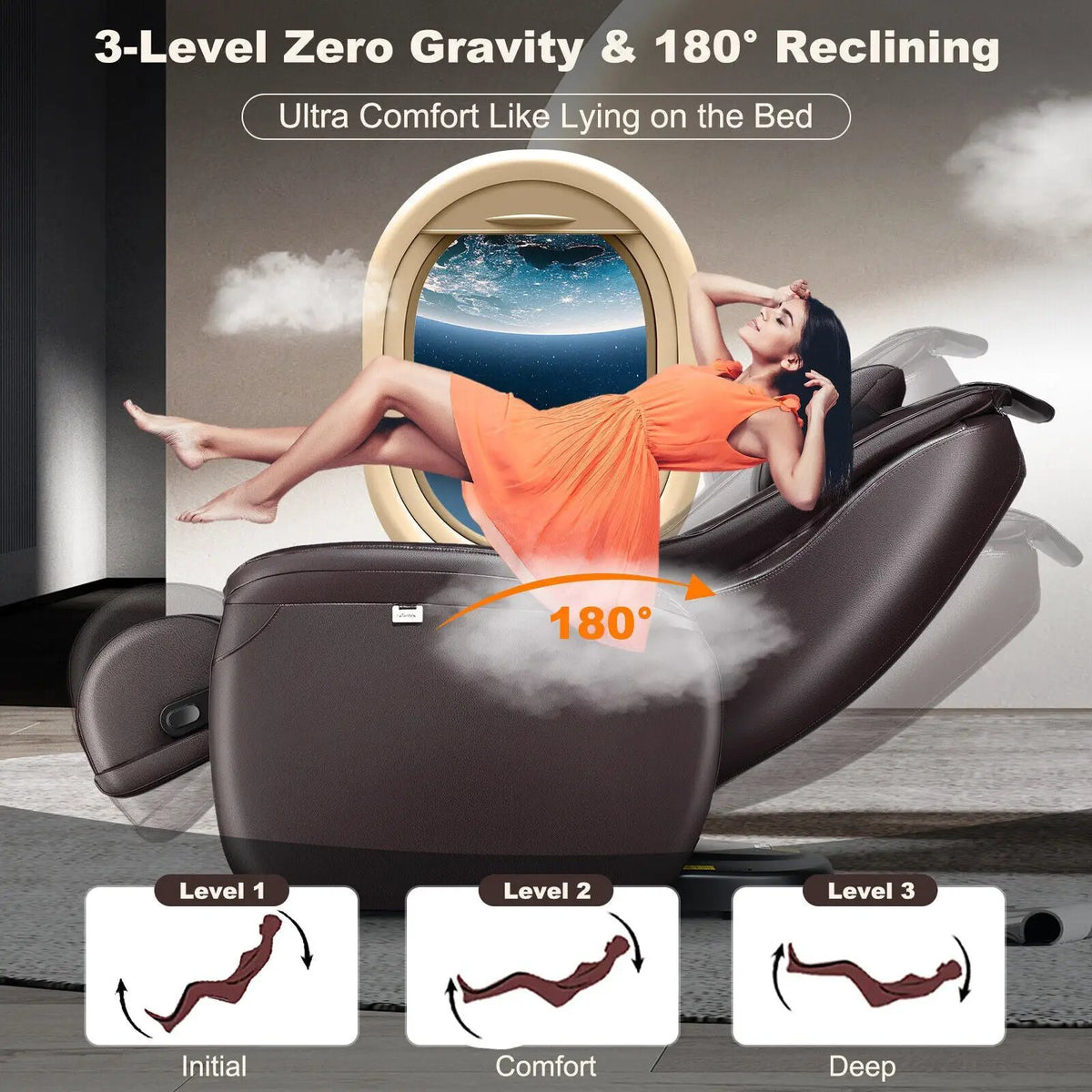 Massage Chair | Soothe 26 | Zero Gravity | Ergonomic SL Track | With Pillow