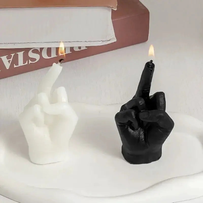 Soy Wax Candle | Middle Finger Shape | PriceLows™