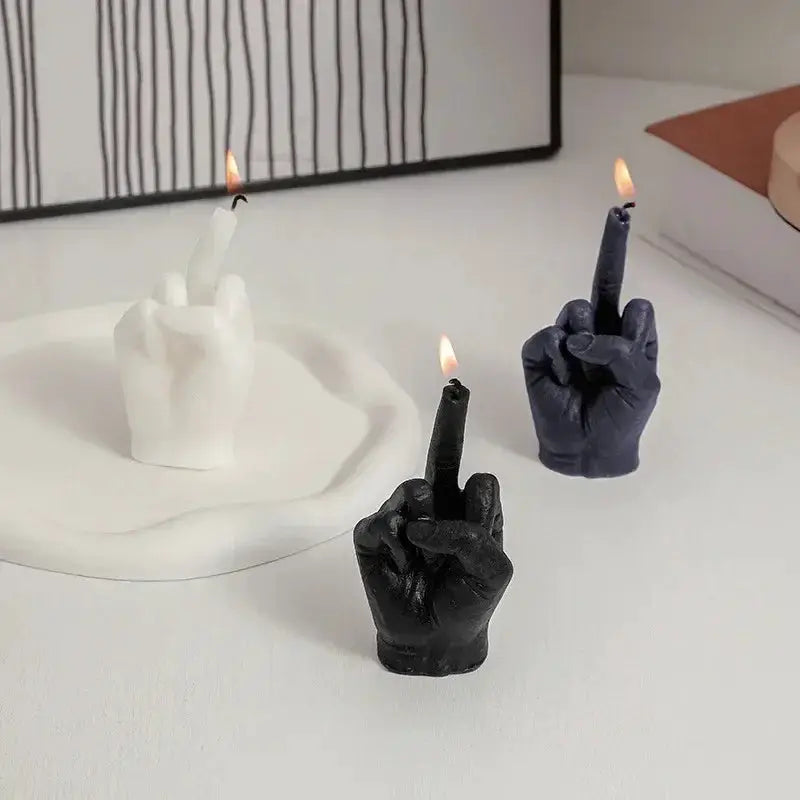 Soy Wax Candle | Middle Finger Shape | PriceLows™
