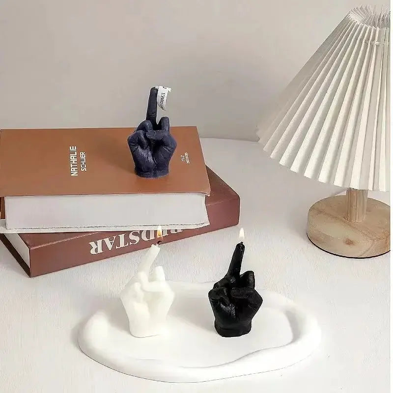 Soy Wax Candle | Middle Finger Shape | PriceLows™