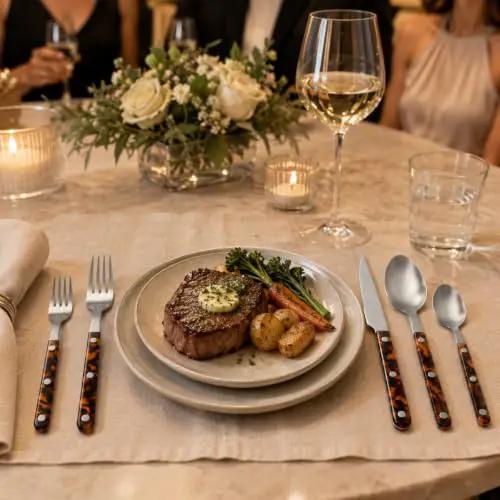 Stainless Steel Flatware Set 20 Piece Durable Value