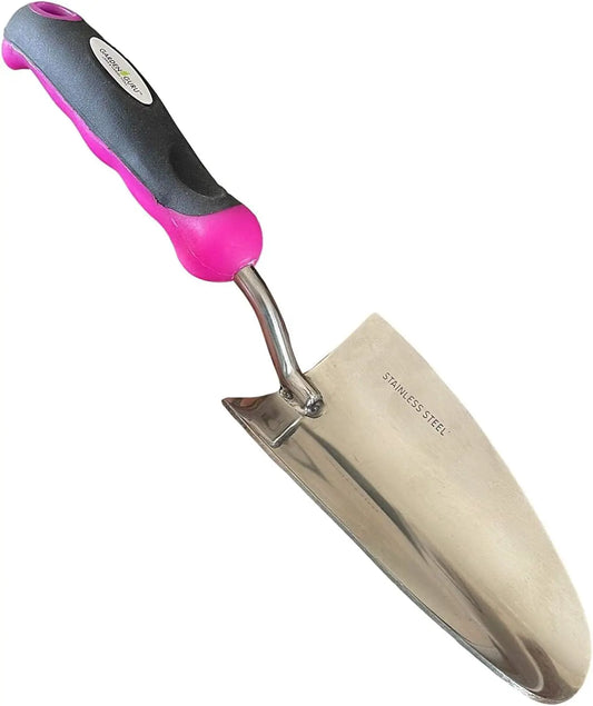 Stainless Steel Garden Trowel | Pink Handle | PriceLows™