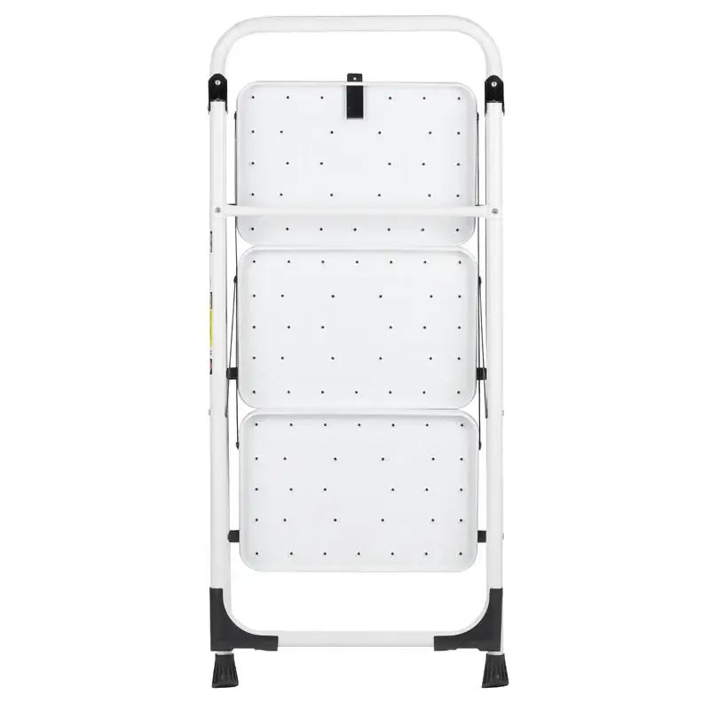 Short Handrail Household Iron Ladder with 3 Steps from PriceLows™