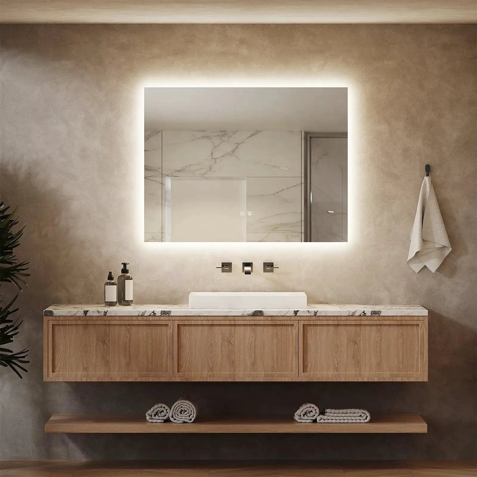 Standard Sleek Backlit LED Bathroom Mirror from PriceLows™