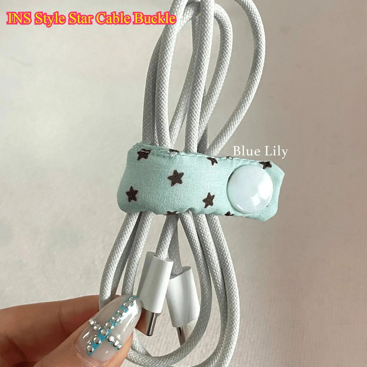 Star Fabric Cable Buckle | Quick Wrap Cord Holder | PriceLows™
