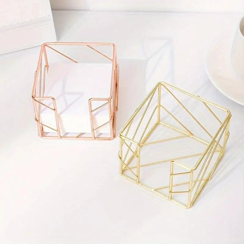 Sticky Note & Memo Box Holder, Post Note Dispenser, Desk Organizer Storage Box for Home School Office from PriceLows™