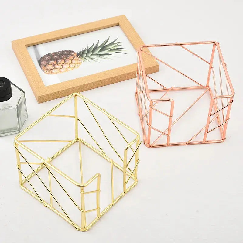 Sticky Note & Memo Box Holder, Post Note Dispenser, Desk Organizer Storage Box for Home School Office from PriceLows™