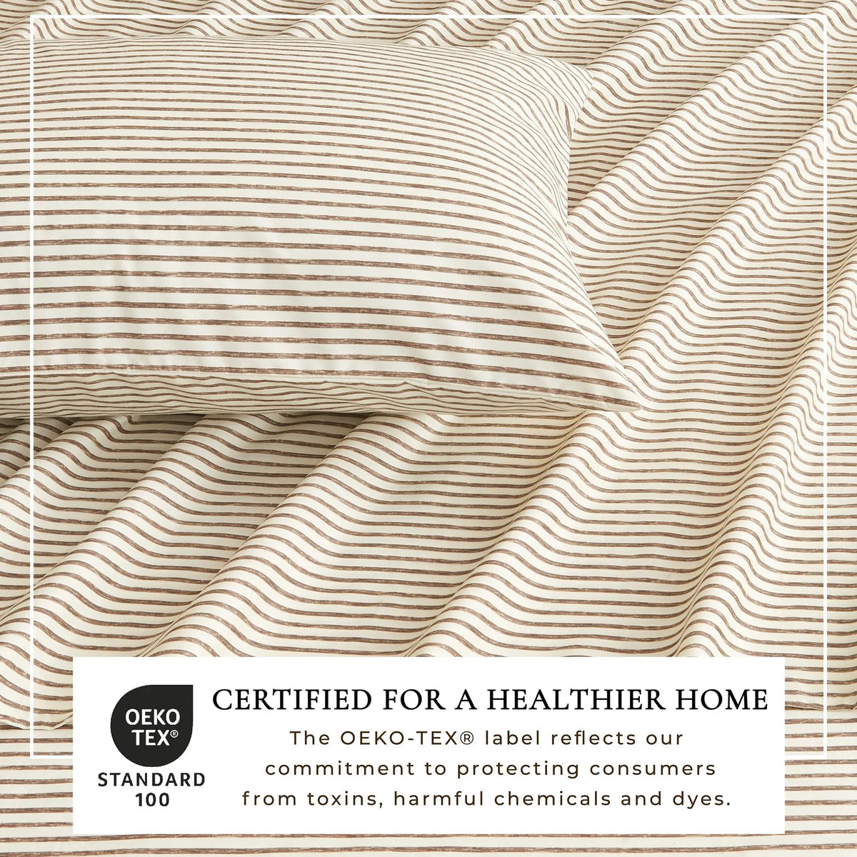 Striped Sheet Set - Evette Collection from PriceLows™