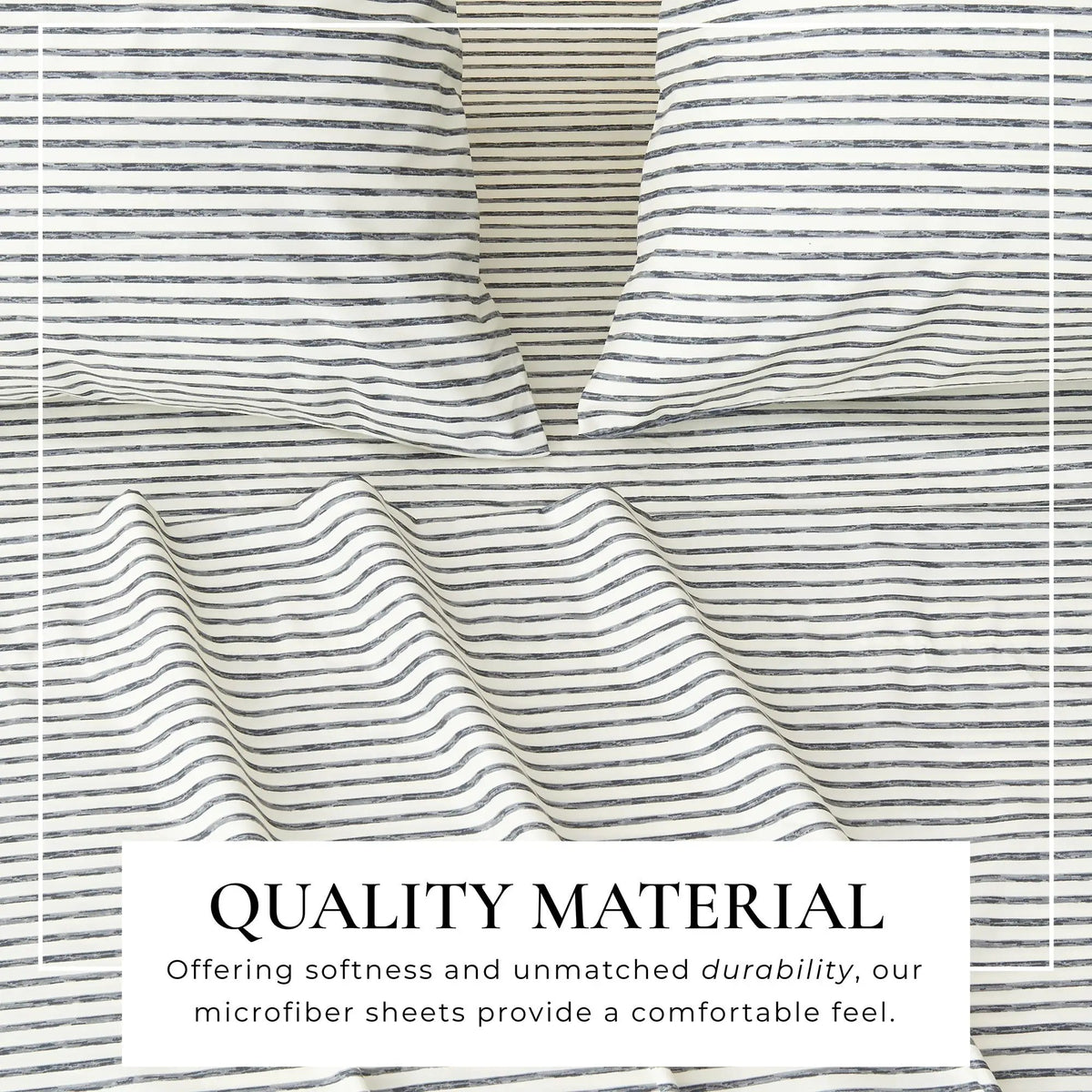 Striped Sheet Set - Evette Collection from PriceLows™