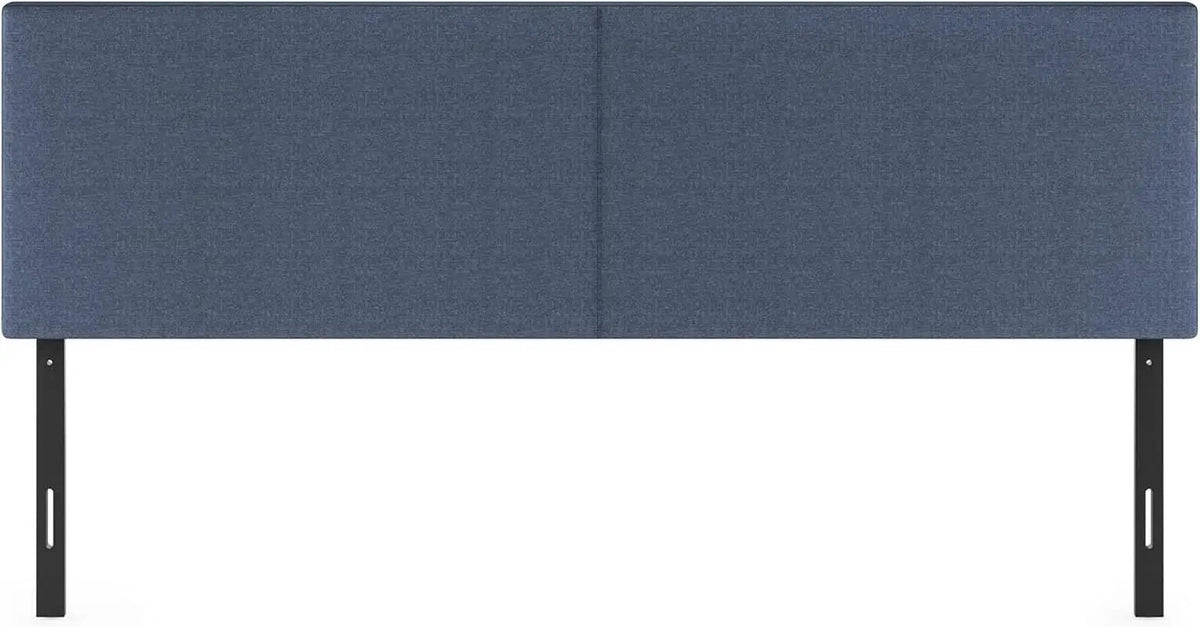 Stylish King Size Upholstered Headboard in Denim from PriceLows™