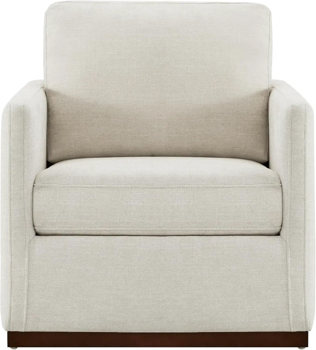 Swivel Linen Accent Armchair Mid Century Modern 360 Swivel from PriceLows™
