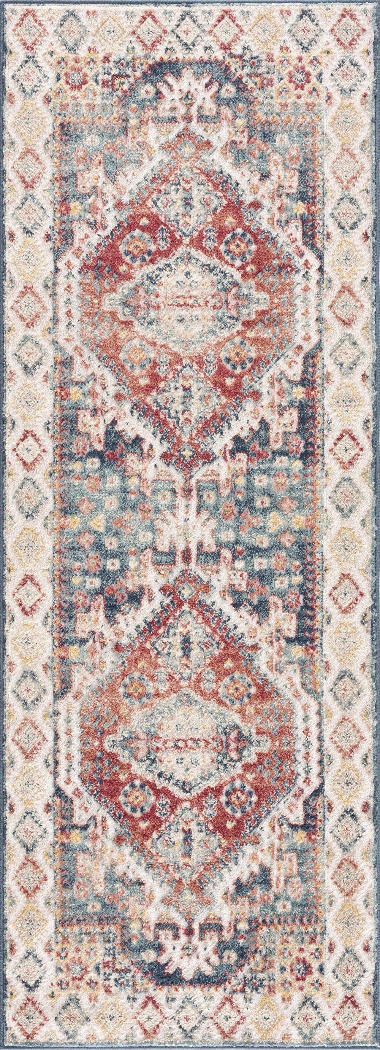 Brend Rust Medallion Area Rug from PriceLows™