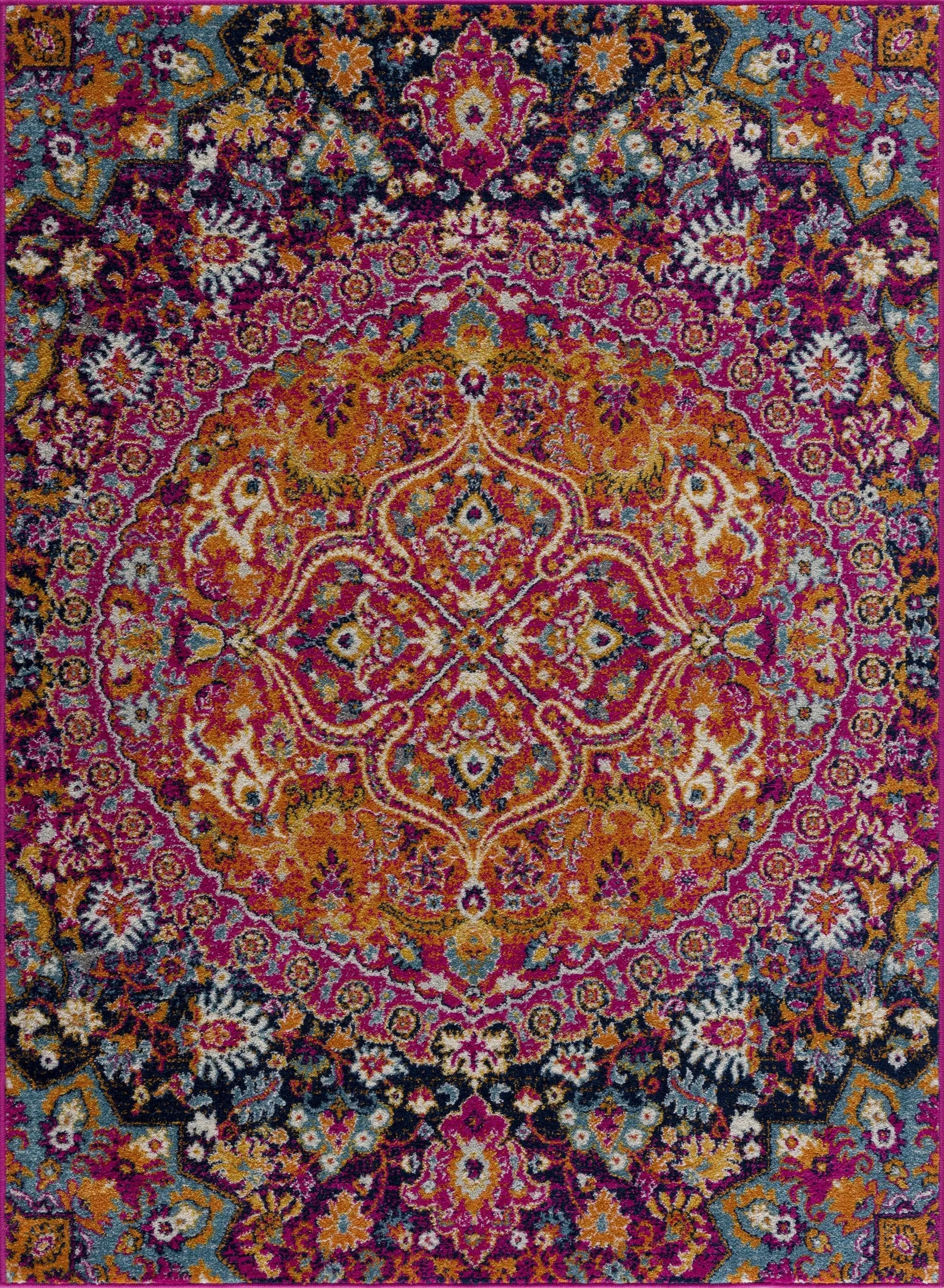Burnt Orange Ojus Area Rug from PriceLows™