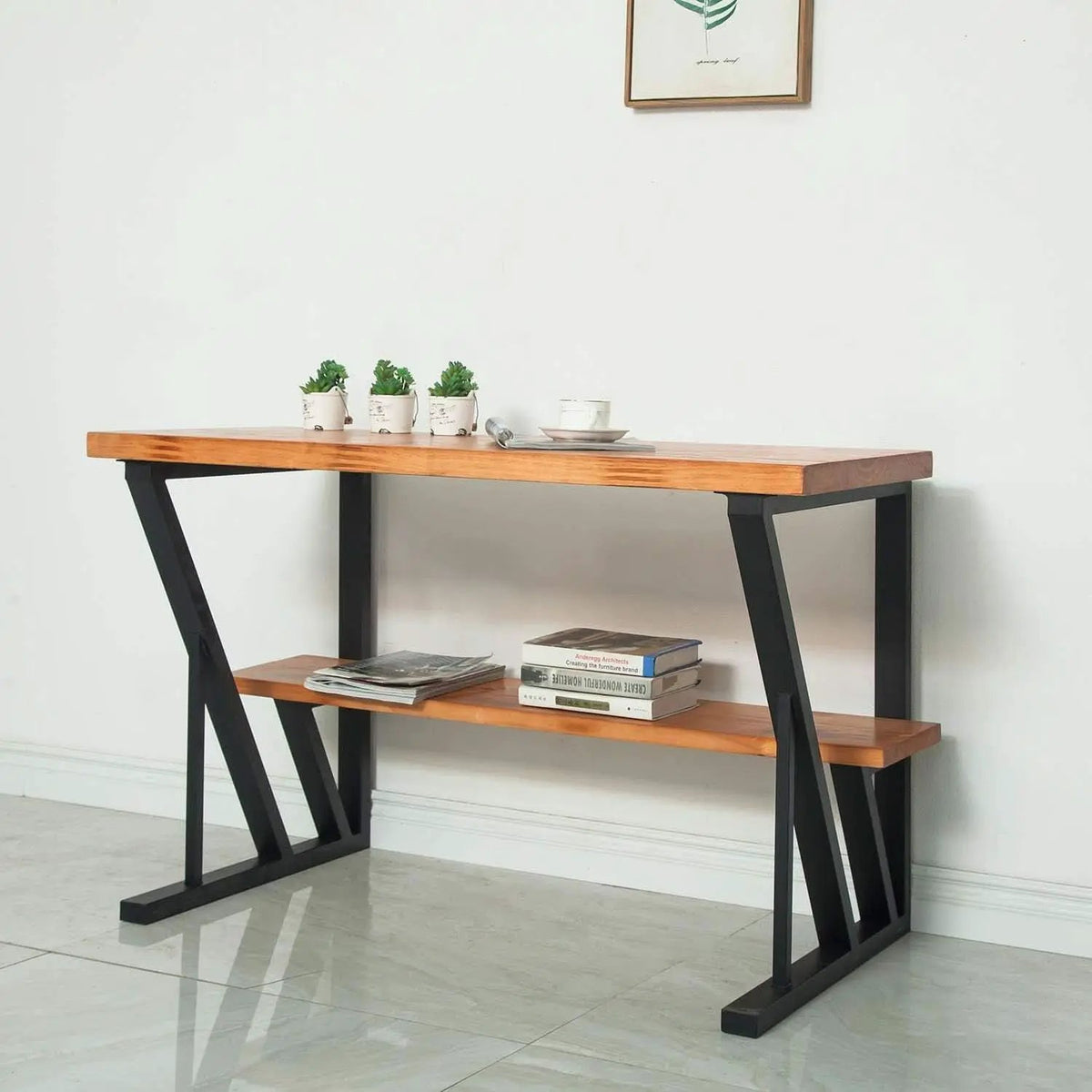 Black Iron Table Legs 28 Inches Industrial Strength from PriceLows™