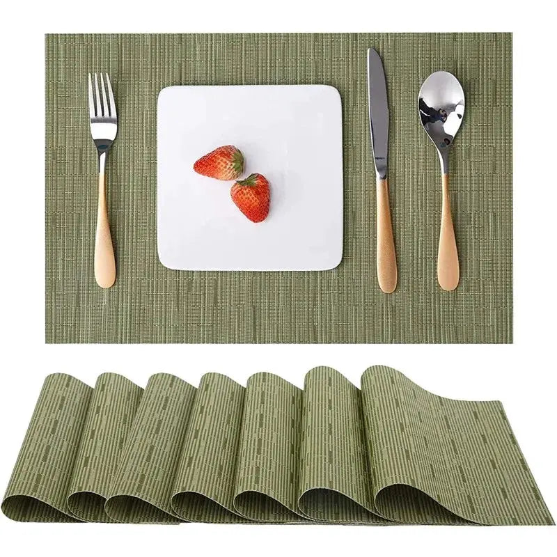 Table Placemats | Heatproof Vinyl | PriceLows™